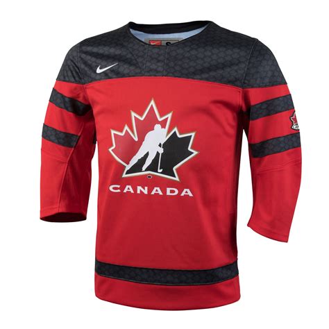 2018 Team Canada Nike Hockey IIHF WJC Red Replica Youth Jersey - Multi ...