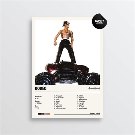 Travis Scott - Rodeo | Album Cover Poster – Sunny Designs Posters