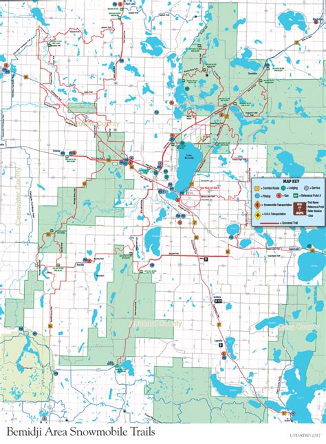 Itasca State Park Trail Map - Printable Map