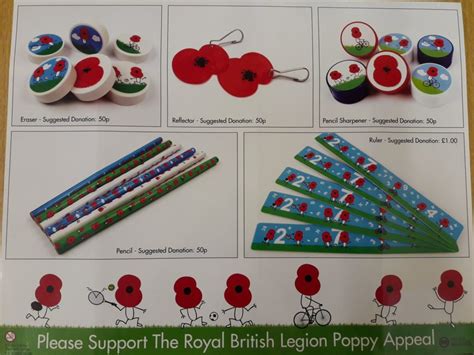 Poppy Appeal Merchandise - Threemilestone Primary School