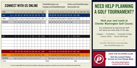 View Scorecard - Chester Washington Golf Course | Chester Washington ...