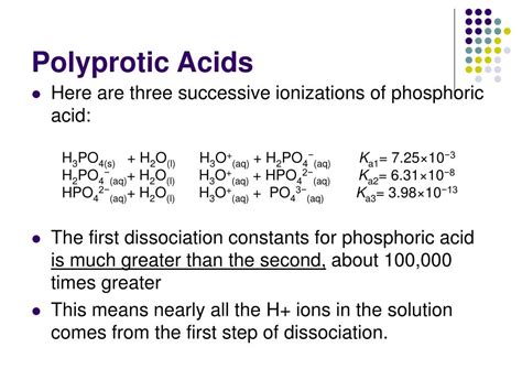 PPT - Polyprotic Acids PowerPoint Presentation, free download - ID:3535980