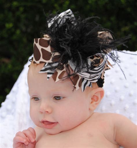 big hair bows for girls | Over the Top Bow, Boutique, Animal Print, Baby girl hair bow | Baby ...