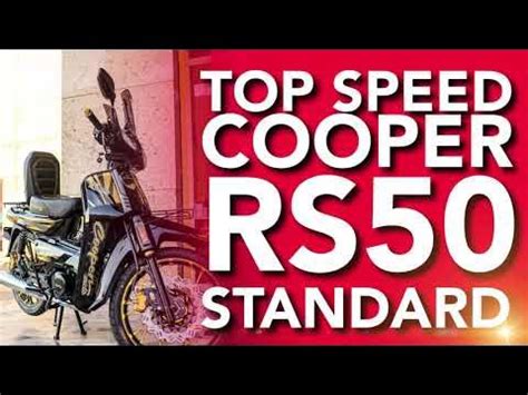 Cooper RS50 Top speed 49cc هدا جهد ديالها - YouTube