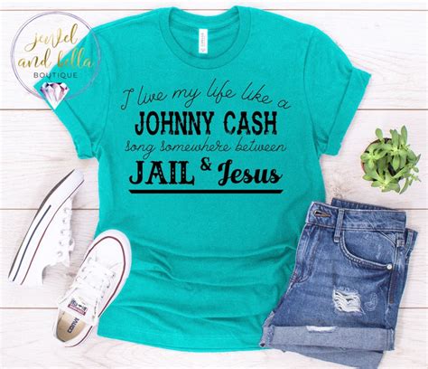 I Like to Live My Life Like a Johnny Cash Song Somewhere | Etsy