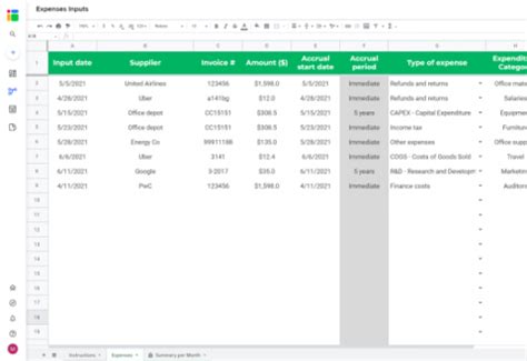 Income statement template in Google Sheets - Sheetgo Blog