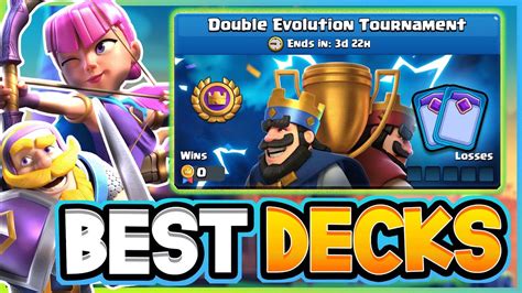 Top 5 BEST DECKS for the Double Evolution Tournament! - YouTube