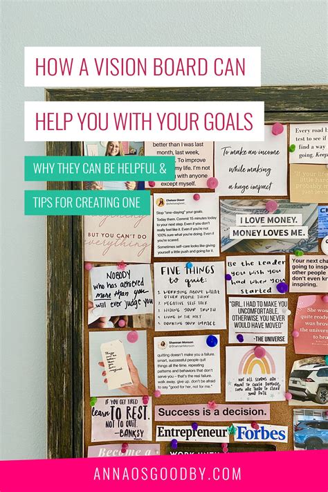 How a Vision Board can Help you with your Goals — Anna Osgoodby Life ...