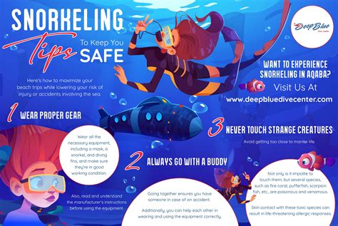 Snorkeling Tips to Keep You Safe - Infographic | Deep Blue Dive Center