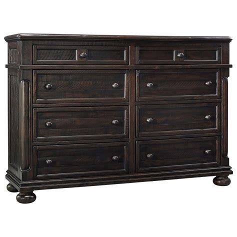 B657-31 Ashley Furniture Gerlane - Dark Brown Dresser