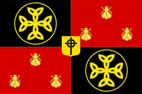 Modern style Banner of the Frankish Empire with carolingian cross | Carolingian, Banner, Flags ...