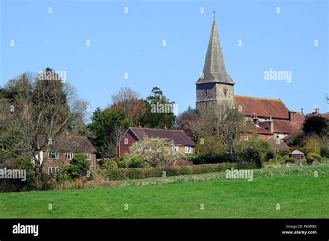 All Saints Church, Old Heathfield, East Sussex, UK Stock Photo - Alamy