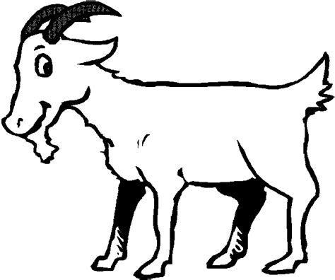 Goat Clipart Black And White | Free download on ClipArtMag