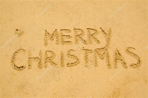 Merry Christmas in the sand — Stock Photo © jelen80 #2312438