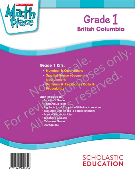 Math Place - Grade1 - BC - Spatial Sense - Reproducibles - Sample - Scholastic Canada - Page 24 ...