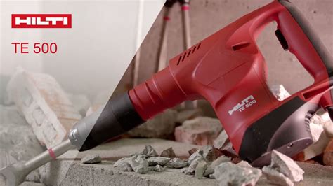 INTRODUCING Hilti TE 500 SDS Max demolition hammer - YouTube