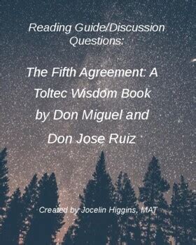 The Fifth Agreement: Sequel to The Four Agreements, Reading Guide