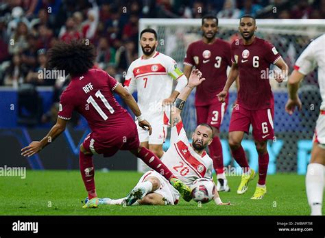 Doha, Qatar. 12 January, 2024. Qatar v Lebanon: Group A - AFC Asian ...