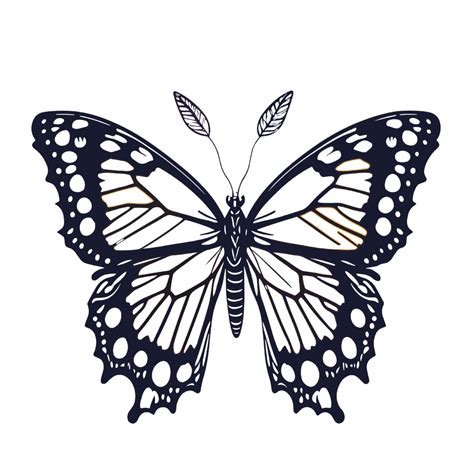 butterfly clipart, black butterfly on transparent background, butterfly ...