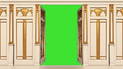 Download 7 BEST Door Opening Animation & Transitions Green Screen HD ...