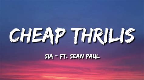 Cheap Thrills Sean Paul Lyrics at Emory Whitchurch blog