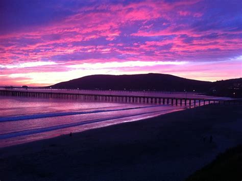 Avila Beach at sunset. :) Avila Beach, California Girls, Golden State ...