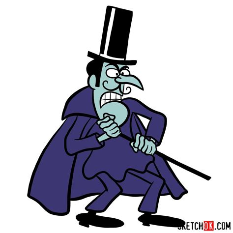 How to Draw Snidely Whiplash: Crafting Classic Villainy