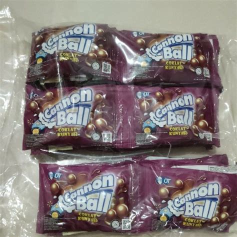 Jual permen jadul canon ball coklat kunyah isi 24pcs | Shopee Indonesia