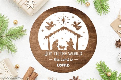 Christian christmas svg, religious christmas svg, nativity - So Fontsy