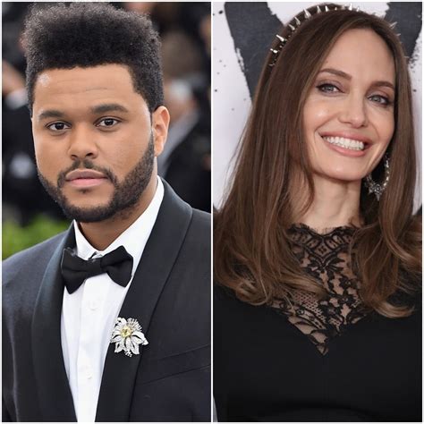 Friends Reportedly Think 'Something Romantic' Is Happening With The Weeknd and Angelina Jolie ...