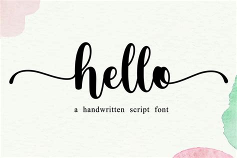 Hello Font - Download Fonts