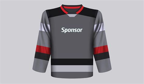 Realistic Hockey jersey design 40964895 Vector Art at Vecteezy