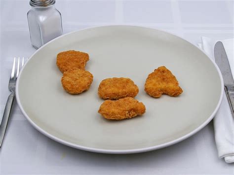 Calories in 5 nugget(s) of Wendy's - Chicken Nuggets.