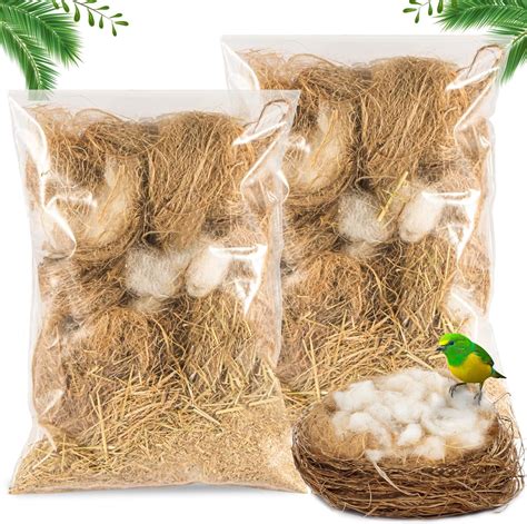 Amazon.com : Sukh 2 Pack Bird Nesting Material - Bird Nests Bedding ...