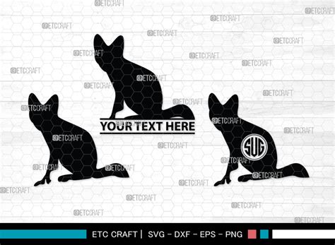 Fox Monogram, Fox Silhouette, Fox SVG Graphic by Pixel Elites ...