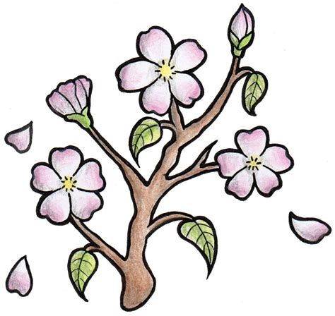 Cherry Blossom Tattoo Design #cherryblossom #japanese #tattoo #design # ...