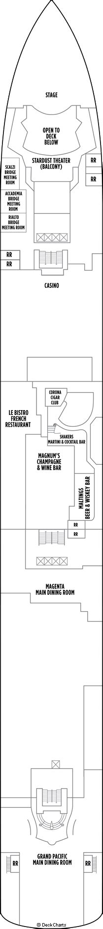 Norwegian Gem Deck Plans: Ship Layout, Staterooms & Map - Cruise Critic