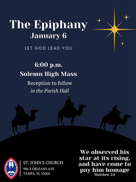 Epiphany 2022 - St. John's Episcopal Church Tampa