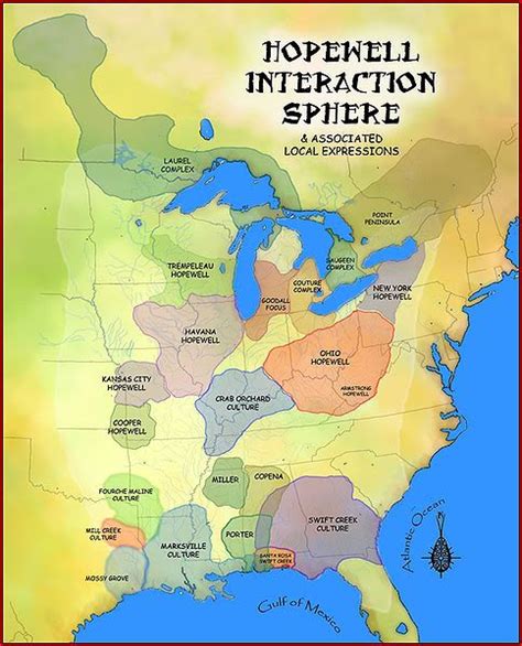 mound builders Hopewell interaction map | Native american history, Hopewell, Native american ...