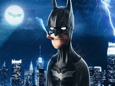 Batman Smoking, batman, superheroes, digital-art, artwork, HD wallpaper | Peakpx