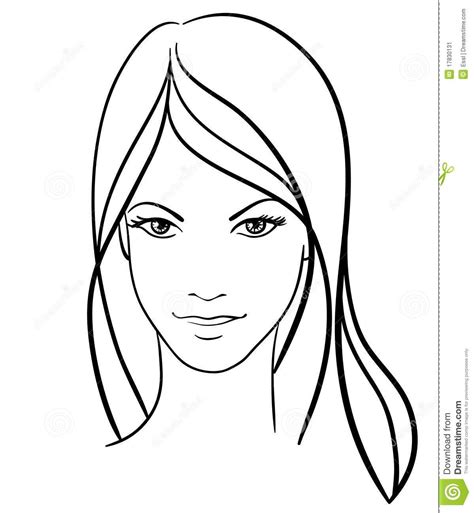 Beauty girl face icon | Simple face drawing, Face drawing, Girl face ...