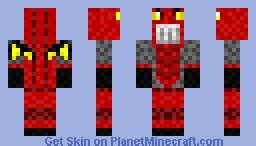 Fire Demon Minecraft Skin