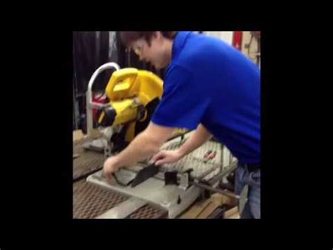 Chop Saw/Metal Abrasive Saw Safety- Mr. Johnson - YouTube