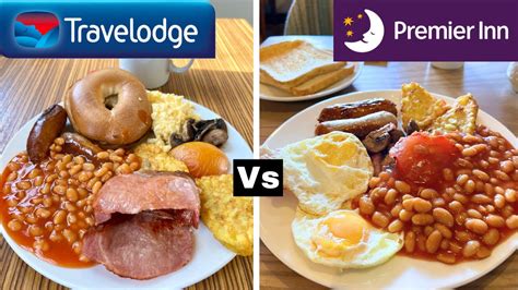 Travelodge Breakfast Vs Premier Inn Breakfast - Who Wins? - YouTube