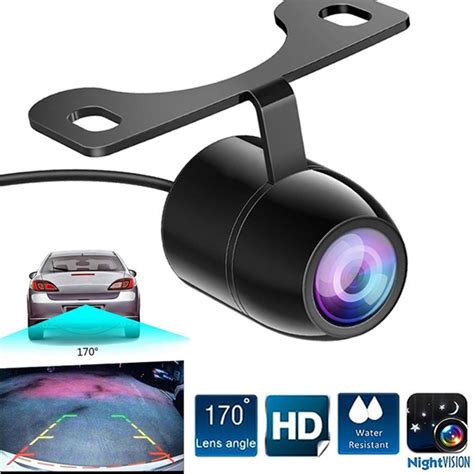 Waterproof Car Backup Camera 170 Degree Wide Angle Car Rear View Camera ...