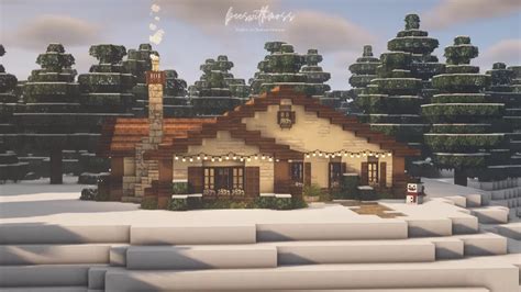 Cozy Winter House ⛄ Minecraft Map