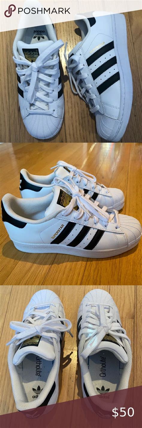 Adidas Black/White Superstar Shell-toe Low Tops | New adidas shoes ...