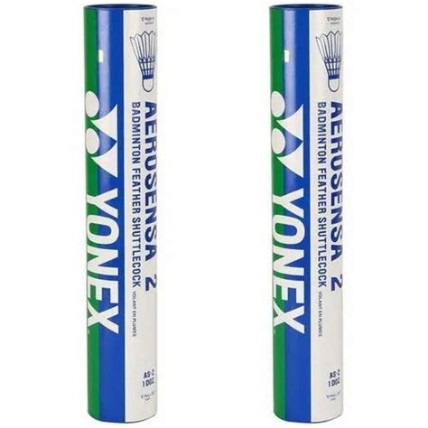 White Yonex Aerosensa 2 Feather Shuttlecock, 12 Pieces at Rs 1900/box in Meerut