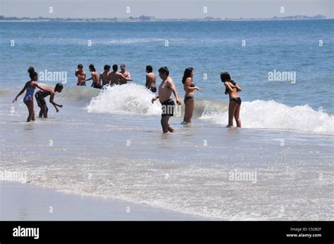 Rockaway Beach New York Stock Photo - Alamy