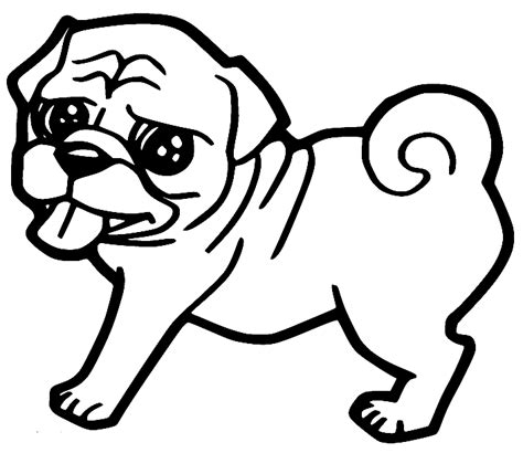 Cute Baby Pug Coloring Pages - Cute Coloring Pages - Páginas para ...